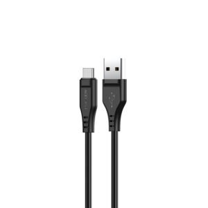 C3-04 USB-A to USB-C TPE charging data cable,black