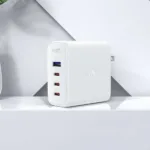 A39 PD100W GaN (3*USB-C+USB-A) charger set,white (US)